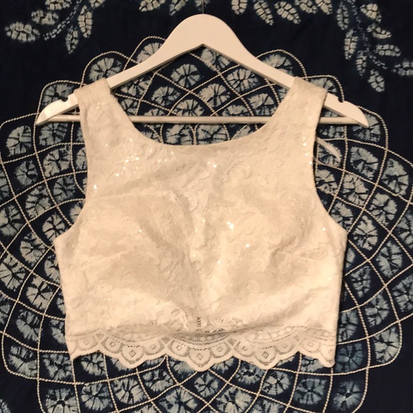 🌺 3 for $15 🌺 Jodi Kristopher Formal Crop Top - Picture 1 of 6